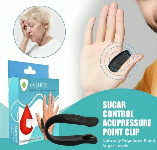NEW 1/2pcs Sugar Control Acupressure Point Clip For Diabetic Treatment Blood